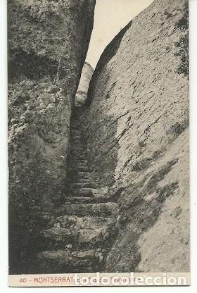 Postkarten: ANTIGUA POSTAL 40 MONTSERRAT EL PAS DELS FRANCESOS 40 FOTOTIPIA THOMAS