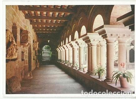 Postales: ANTIGUA POSTAL SERIE B N&ordm; 13 MONTSERRAT ALA DEL CLAUSTRO ROMANICO FOTO DOM RIPOL OSB