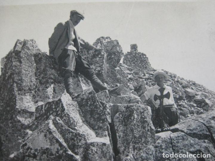 Postales: PIRINEO CATALAN-LA CRUZ EREGIDA EN EL PASO MAHOMET-ZERKOWITZ FOTOGRAFICA-86-POSTAL ANTIGUA-(74.700)