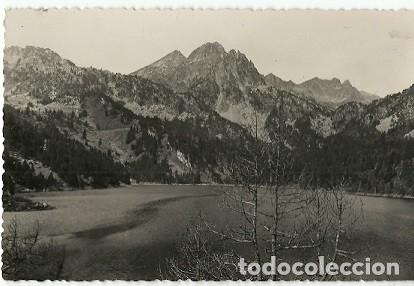 Postales: ANTIGUA POSTAL PIRINEO CATALAN PALLARS REGION DE ESPOT N&ordm; 6 LAGO SAN MAURICIO Y PORTARRO 1960
