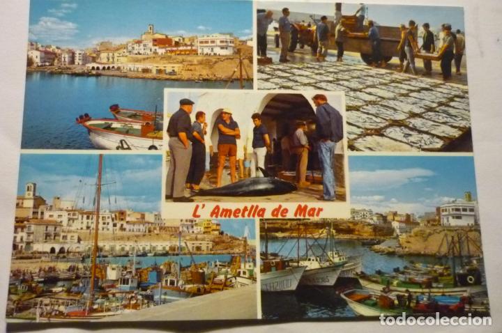 Postales: postal ametlla de mar -diversos ASPECTOS