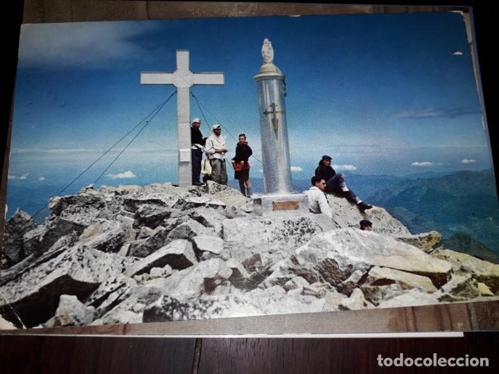 Postales: N&ordm; 39237 POSTAL PICO ANETO CRUZ Y VIRGEN DEL PILAR ARAGON LERIDA