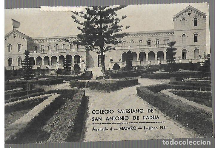 Postales: COLEGIO SELESIANO DE SAN ANTONIO DE PADUA --MATARO