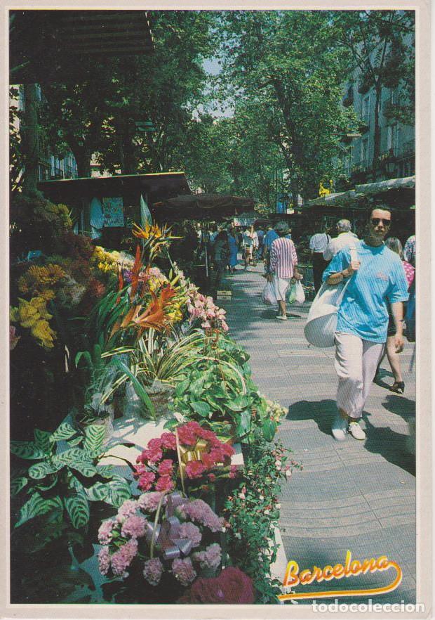 Postales: (1005) BARCELONA. RAMBLA DE LAS FLORES - Foto 1