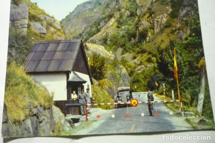 Postales: postal valle de aran -puerto fronterizo pont de rey .-g.civil cm