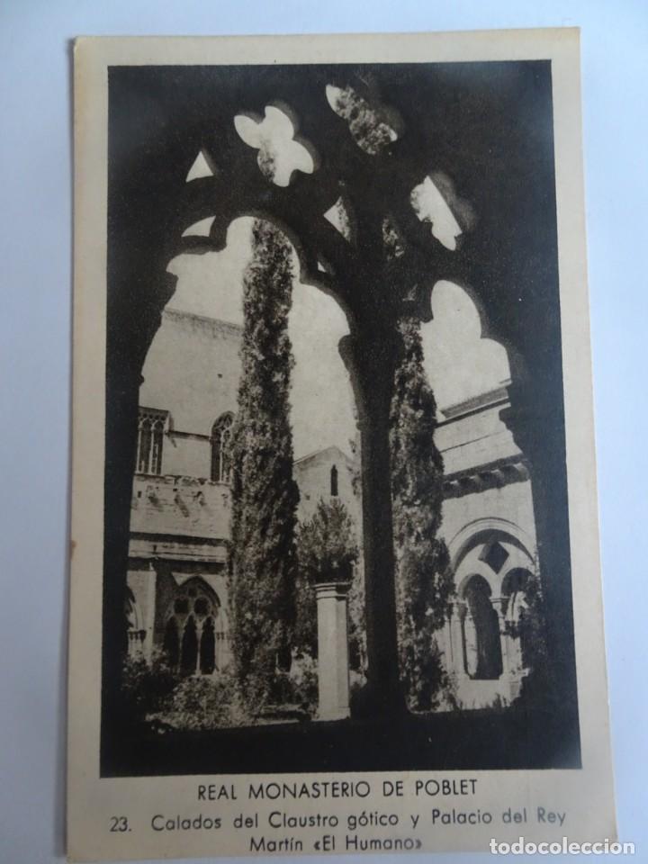 Postales: ANTIGUA POSTAL FOTOGR&Aacute;FICA, REAL MONASTERIO DE POBLET, VER FOTOS