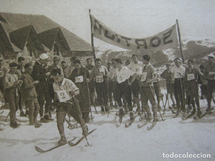 Postales: VALL DE LA MOLINA-SORTIDA D'UNA CURSA ESQUI DE FONS-POSTAL ANTIGA-VER FOTOS-(74.929)