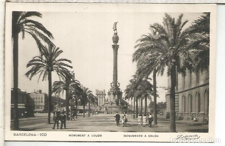 Postales: BARCELONA COLON ESCRITA - Foto 1