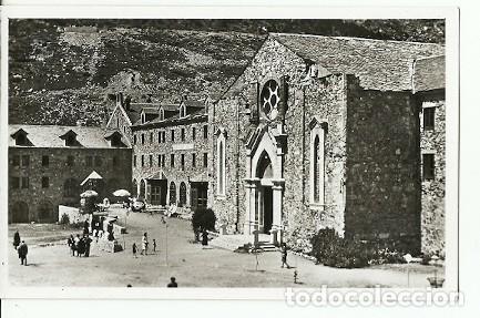 Postales: ANTIGUA POSTAL NURIA PIRINEO ORIENTAL IGLESIA Y HOTEL DEL SANTUARIO