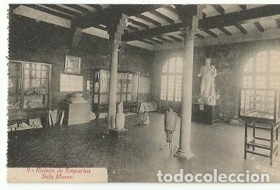Postkarten: ANTIGUA POSTAL 9 RUINAS DE EMPURIAS SALA MUSEO