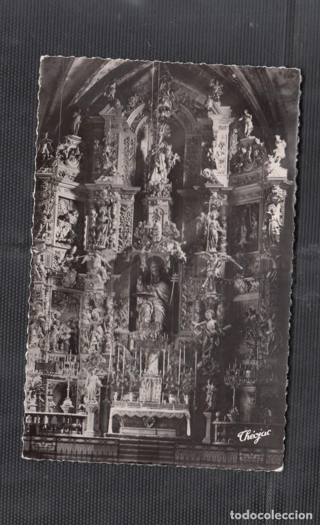 Postales: PRADES. INTERIOR DE LA IGLESIA. RETABLO - Foto 1
