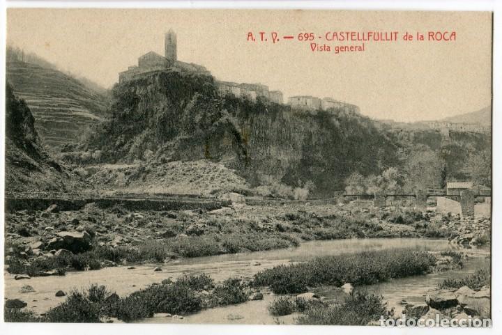 Postais: a01061 0695 castellfollit de la roca vista general atv