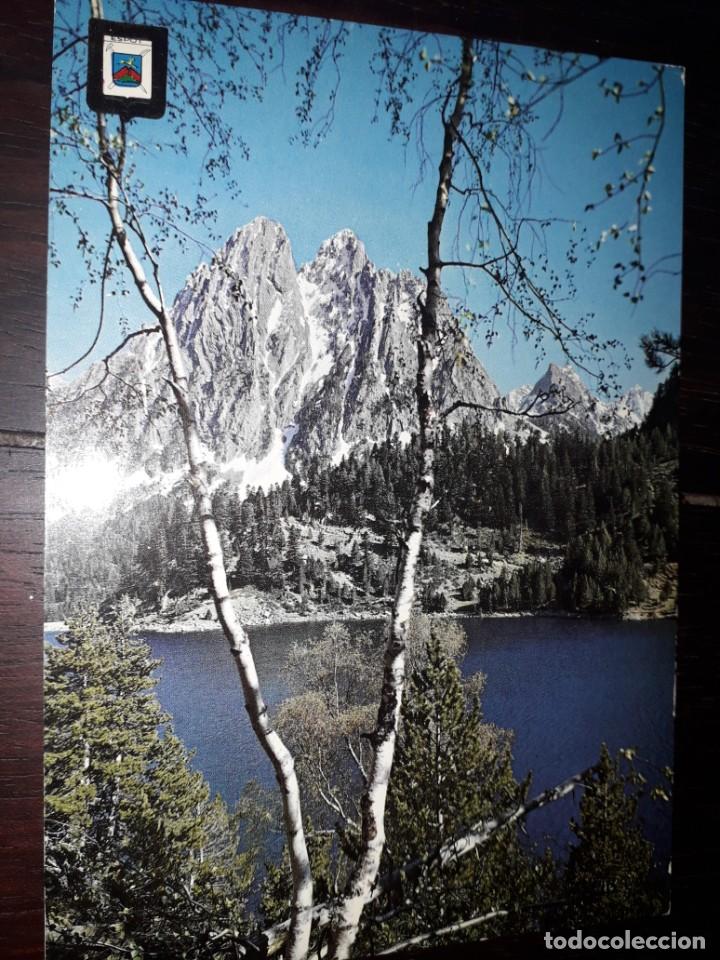 Postales: N&ordm; 39501 POSTAL PIRINEO CATALAN LERIDA REGIO D&acute;ESPOT LAGO DE SAN MAURICIO Y ELS ENCANTATS