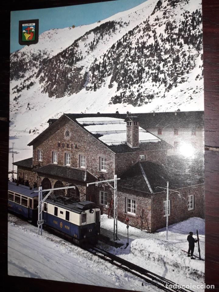 Postales: N&ordm; 39609 POSTAL NURIA PIRINEO CATALAN ESTACION DE TREN CREMALLERA