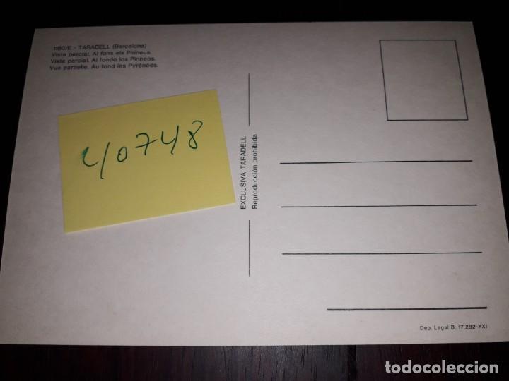 Postales: N&ordm; 40748 POSTAL TARADELL BARCELONA - Foto 2