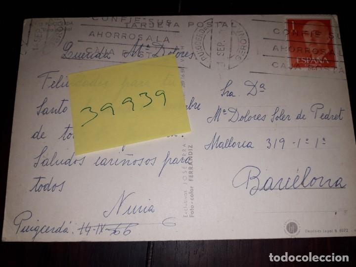 Postales: N&ordm; 39939 POSTAL PUIGCERDA GERONA - Foto 2