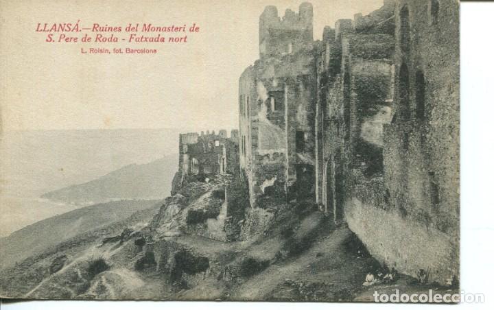 Postais: LLANS&Aacute;-S.PERE DE RODA-FATXADA NORT-RUINAS-ROISIN
