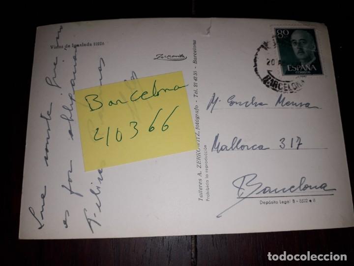 Postales: N&ordm; 40366 POSTAL IGUALADA BARCELONA - Foto 2
