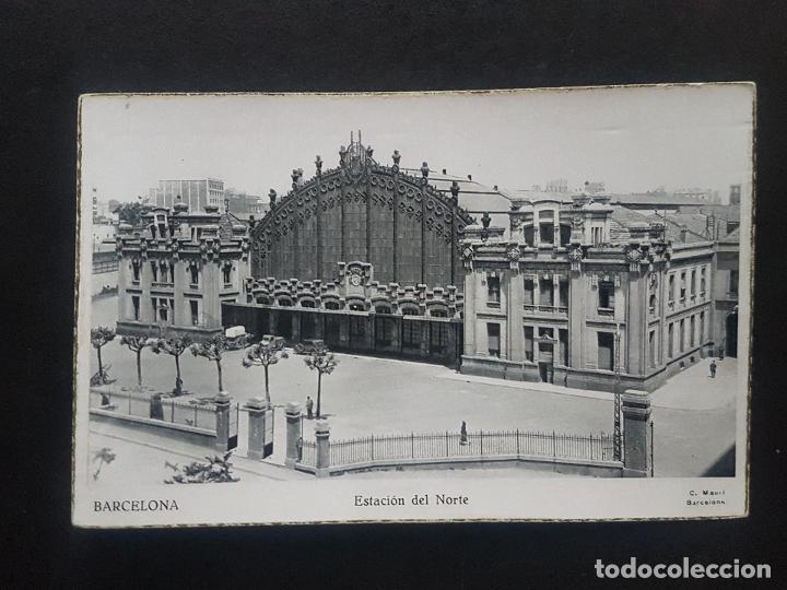 Postales: BARCELONA ESTACION DEL NORTE - Foto 1