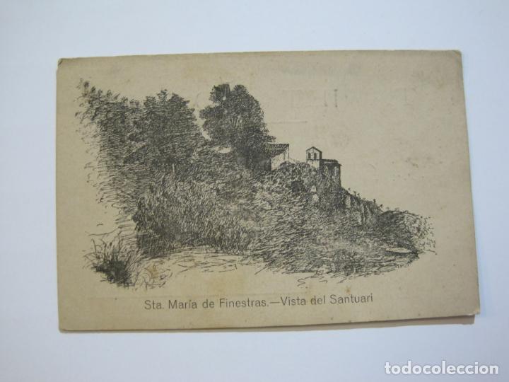 Postais: SANTA MARIA DE FINESTRAS-VISTA DEL SANTUARI-REVERSO SIN DIVIDIR-POSTAL ANTIGUA-(75.647)