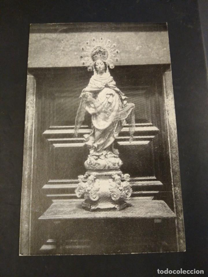 Postkarten: Tortosa. La Virgen de la Cinta. Cartela pegada en el reverso. Sin circular.