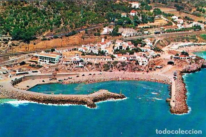 Postales: Garraf, vista aerea del puerto y la playa, Valicar 1132