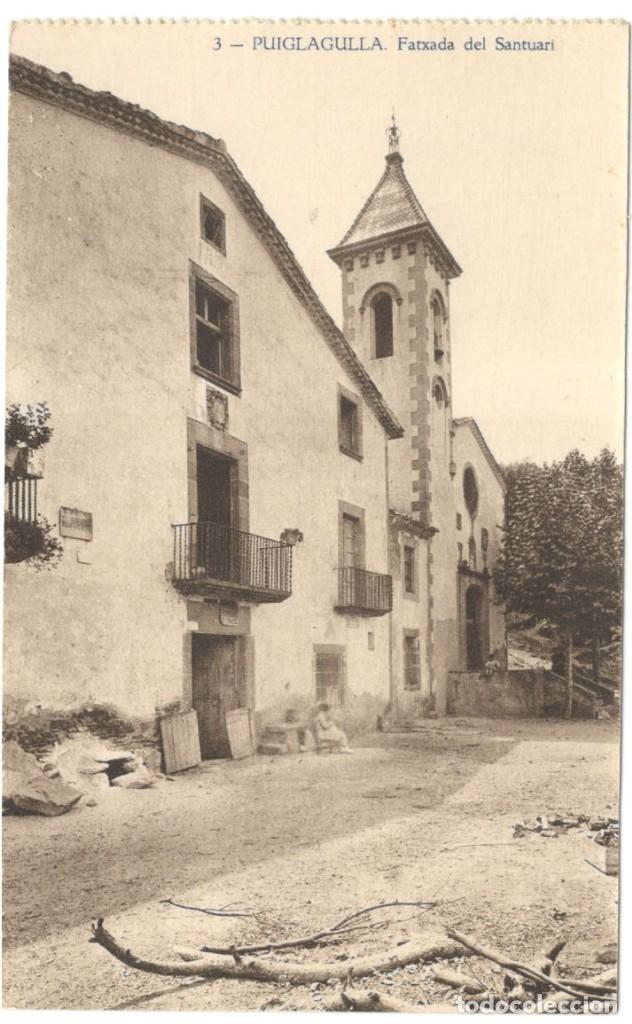 Postales: PUIGLAGULLA. FATXADA DEL SANTUARI N&ordm; 3 SIN CIRCULAR.