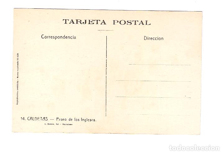 Postales: 1 postal caldatas paseo de los ingleses - Foto 2
