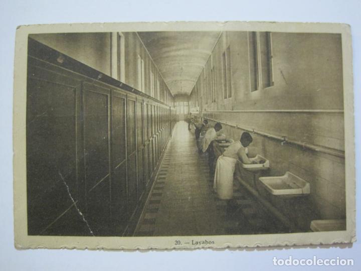 Postales: TARRAGONA-COLEGIO INTERNADO SAGRADO CORAZON DE JESUS-LAVABOS-ROISIN-20-POSTAL ANTIGUA-(75.747)