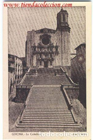 Postales: Gerona.- La Catedral