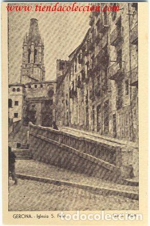 Postales: Gerona.- Iglesia S. F&eacute;lix