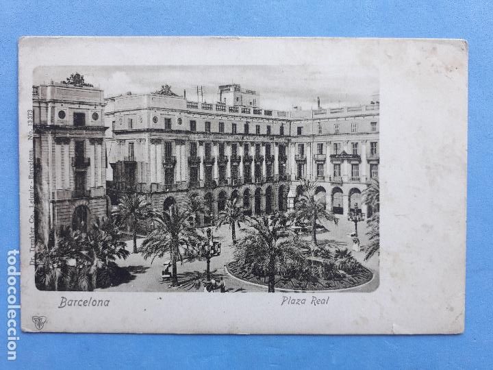 Postales: Barcelona. Plaza Real. - Foto 1