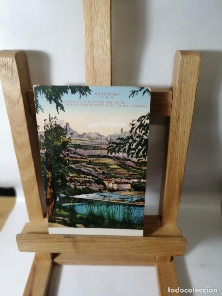 Cartes Postales: POSTAL MONTSERRAT DETALL DEW LA MONTANYA DES DEL RIU LLOBREGAT SIN CIRCULAR