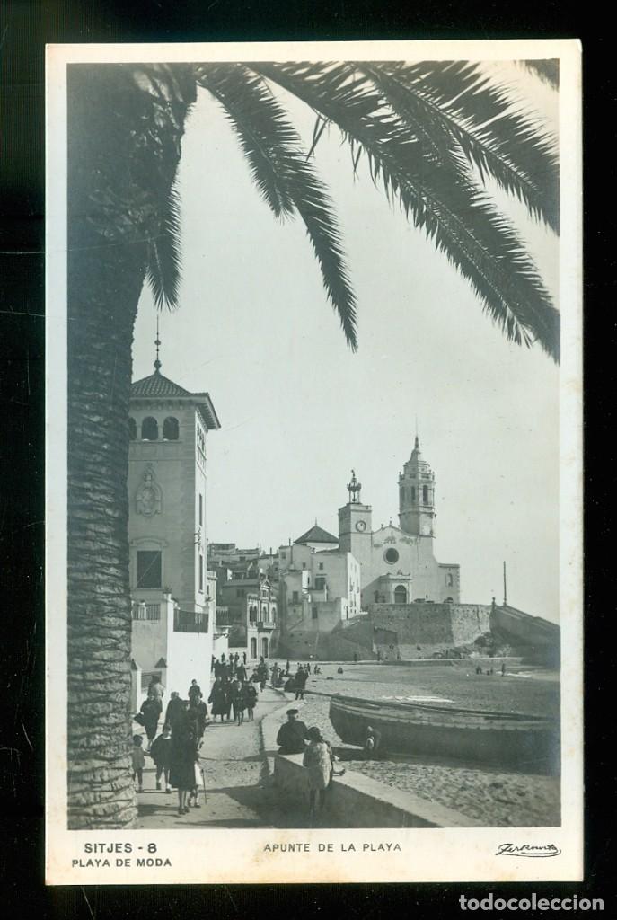 Postales: NUMULITE P0045 Postal Sitges B Playa de Moda Apunta de la Playa Zerkowitz - Foto 1