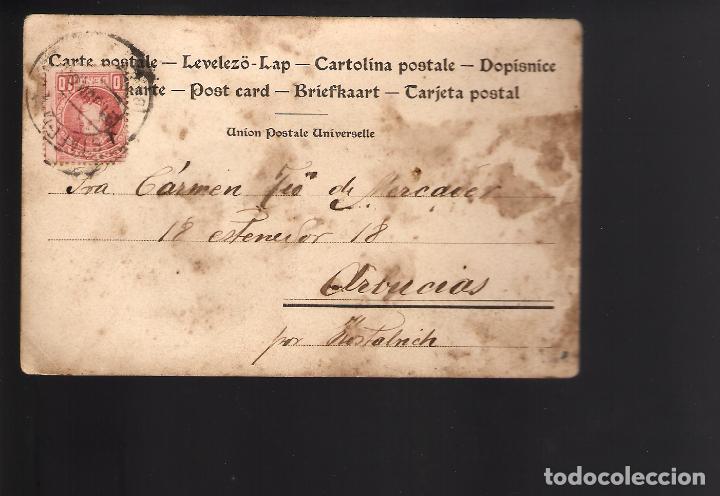 Postales: 1 postal espa&ntilde;a antigua enviada hostalrich