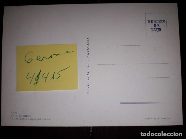 Postales: N&ordm; 41415 POSTAL GERONA VALL DE RIBES - Foto 2