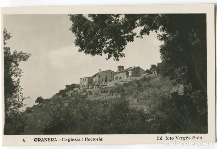 Postcards: A00050 granera esglesia i rectoria verges sola n&ordm;4 fotogr&aacute;fica