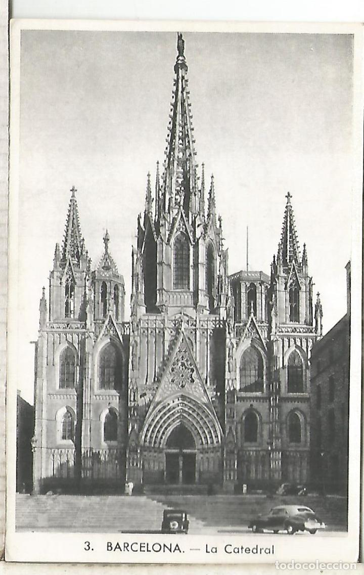 Postales: BARCELONA CATEDRAL ESCRITA - Foto 1