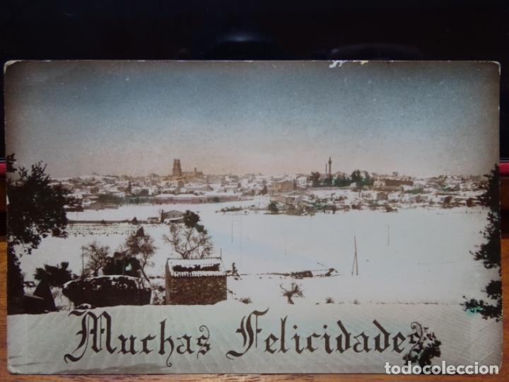 Postales: POSTAL DE PALAFRUGELL.MUCHAS FELICIDADES.A&Ntilde;O 1955