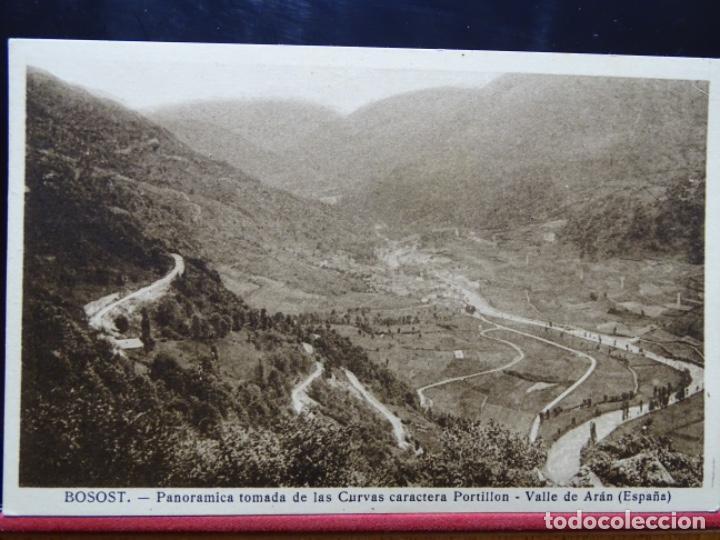 Postales: BOSOST.PANOR&Aacute;MICA DE LAS CURVAS CARACTERA PORTILLON.VALLE DE ARAN.