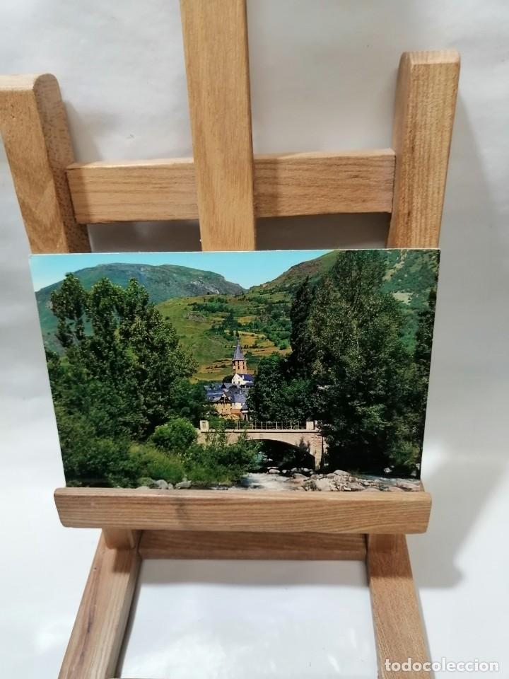 Postales: POSTAL PIRINEU CATALA VALL D&acute;ARAN SALARDU I RIU GARONA SIN CIRCULAR