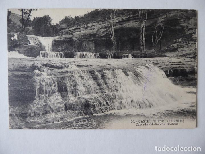 Postales: Postal Castellter&ccedil;ol-Castelltersol- Cascada - Molino de Brotons, L. Rois&iacute;n n&uacute;mero 39