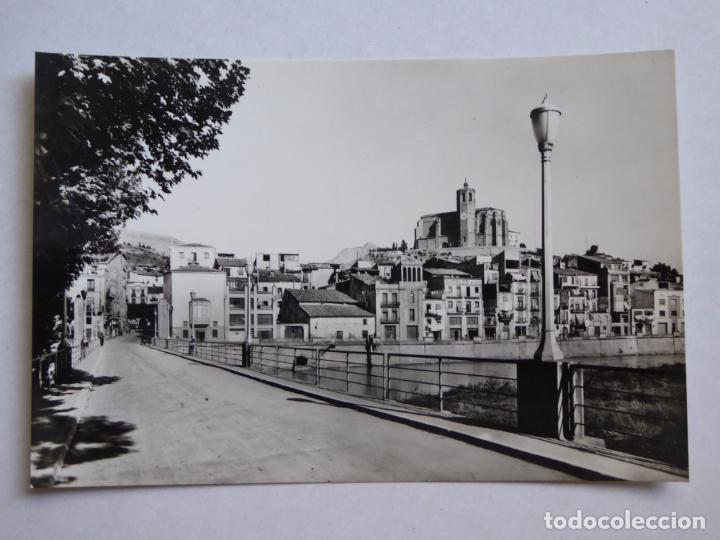 Postales: Postal Balaguer- Puente sobre el r&iacute;o Segre y Santa Mar&iacute;a (B/N), Ediciones Romeu-Balaguer n&uacute;mero 10
