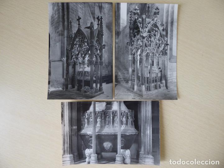 Postales: Lote de 3 postales del Monasterio de Santes Creus (n&uacute;m. 12, 17 y 19), Foto Raymond-Tarragona