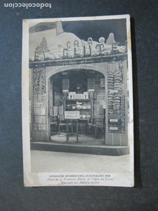 Postkarten: BARCELONA-EXPOSICION INTERNACIONAL 1929-STAND CASA DEL GLUTEN-FOTOGRAFICA-POSTAL ANTIGUA-(76.054)