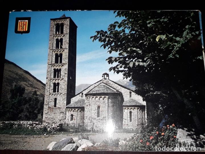 Postales: N&ordm; 41617 POSTAL PIRINEO CATALAN LERIDA VALL DE BOHI IGLESIA ROMANICA DE SAN CLEMENTE