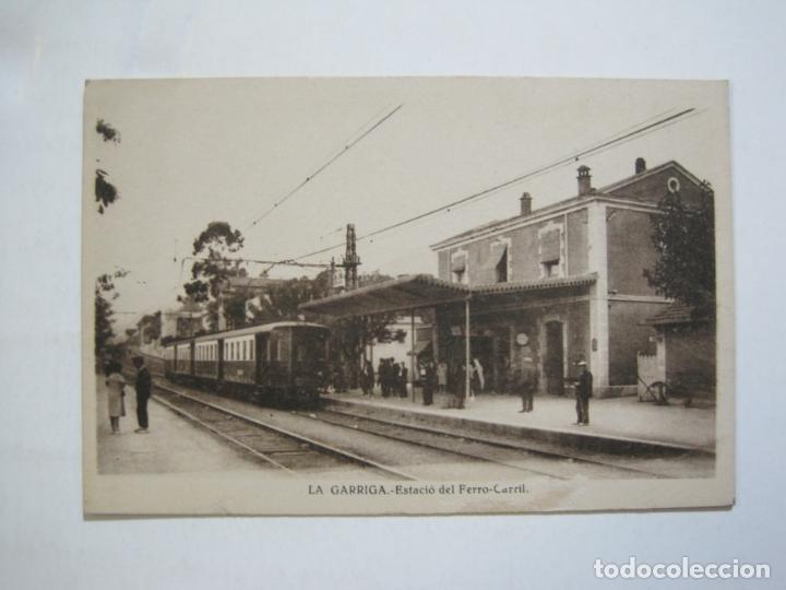 Postales: LA GARRIGA-ESTACION FERROCARRIL-ROISIN-POSTAL ANTIGUA-(76.275)