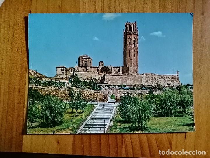 Postales: POSTAL - LERIDA - PLAZA DE LA VICTORIA Y SEO ANTIGUA.
