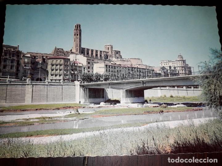 Postales: N&ordm; 3212 POSTAL LERIDA PUENTE SOBRE EL RIO SEGRE