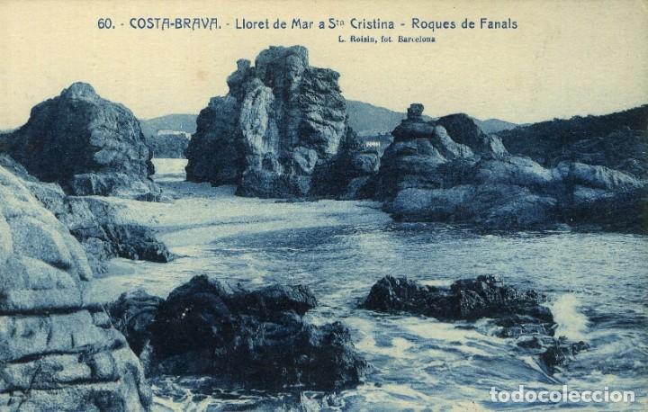 Cartes Postales: a01569 Lloret De Mar Santa Cristina Roques De Fanals Roisin N&ordm;60